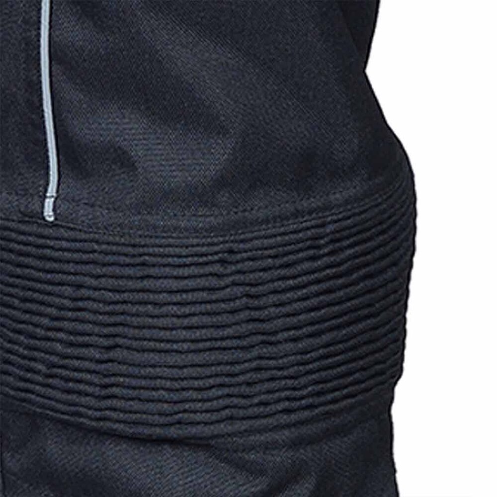 RIDERACT® Men’s Cordura Cargo Riding Pants Waterproof Motorcycle Black Jeans - Picture 8 of 9